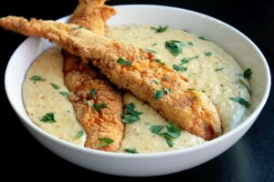 fish and grits